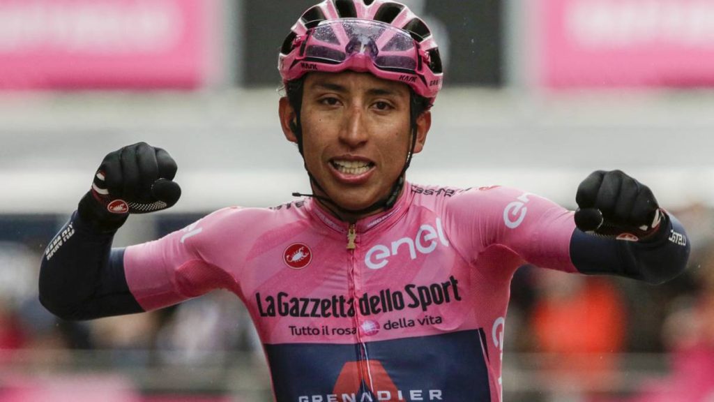 Egan Bernal on the giro de Italia