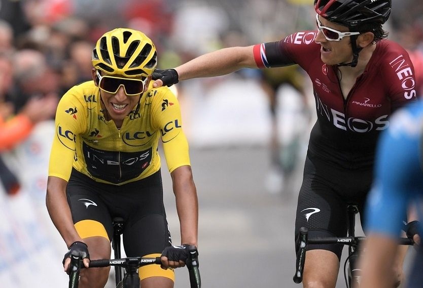 Egan Bernal on the tour