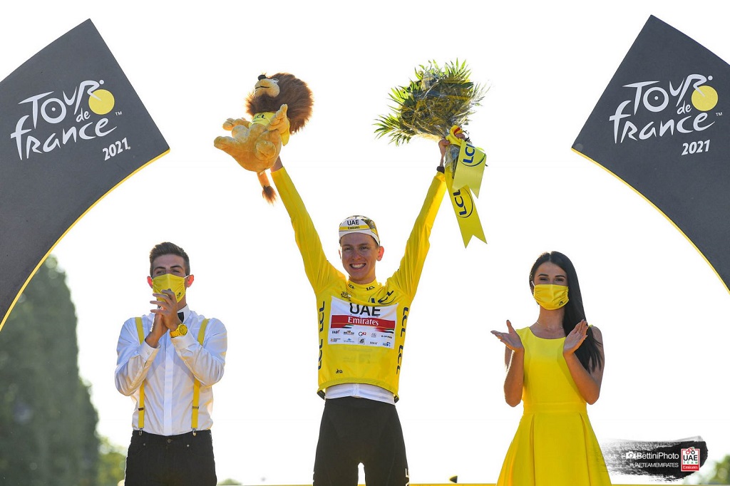 Colnago in the podium of the tour 2021